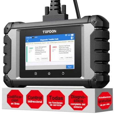 Imagen de TOPDON ArtiDiag EU E Diagnosis Coche para Mercedes Benz, BMW, V.A.G., Obd2 Codificación de ECU, Control Bidireccional, Todas Las Funciones Servicio