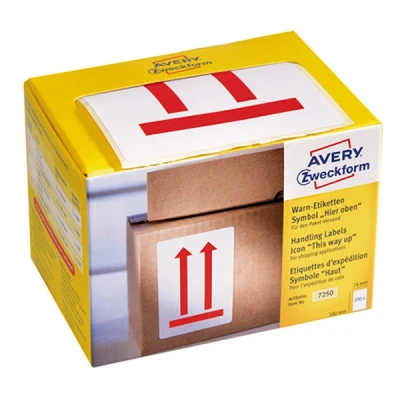 Imagen de Avery España 7250. Rollo de 200 para envíos, pre imprimidas con icon diseño Alto