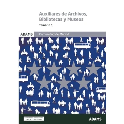 Imagen de Temario específico 1 Escala de Auxiliares Archivos, Bibliotecas y Museos Comunidad Madrid (Temarios específicos 1, 2 3 ... (OC))