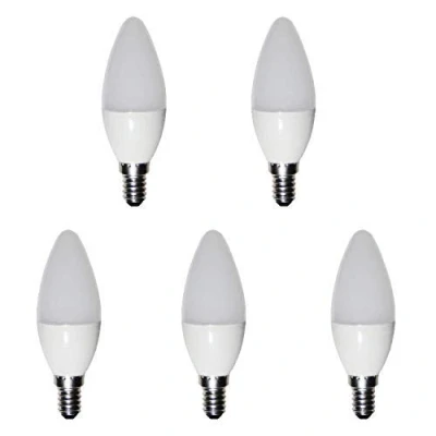 Imagen de Tecnolux Euro BOMBILLA LED VELA 6W 220 240V E14 3000K (5 Unidades)