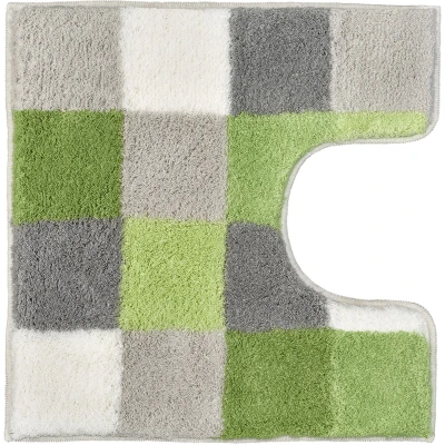Imagen de Kleine Wolke 5426675129 Alfombra de baño, Tela Vaquera, 55 x cm, Color Verde y Turquesa