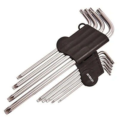 Imagen de Am tech Juego de llaves Torx extra largas (9 piezas)