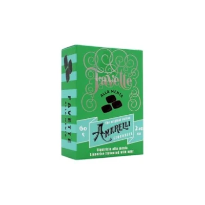 Imagen de Favette con Sabor a Menta 60 gr Liqurizia Amarelli