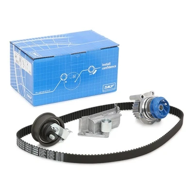 Imagen de SKF VKMC 01936 Bomba de Agua + Kit Distribucion con amortiguador tensado, rodillo tensor 150 VOLKSWAGEN: Golf 4, AUDI: TT Coupé