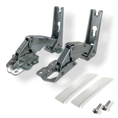 Imagen de DL pro 2 piezas bisagra de puerta para AEG Elektroluz Zanker Zanussi 2211202045 2211201047 frigorifico/nevera congelador