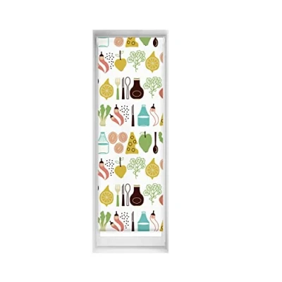 Imagen de Blindecor Easy estores opacos sin taladrar Estampados Estor Blackout Estampado Digital, Sazonadores, 50 x 150 cm (Ancho por Alto). Tamaño de la Tela 47 145 cm. Persianas enrollables térmicas