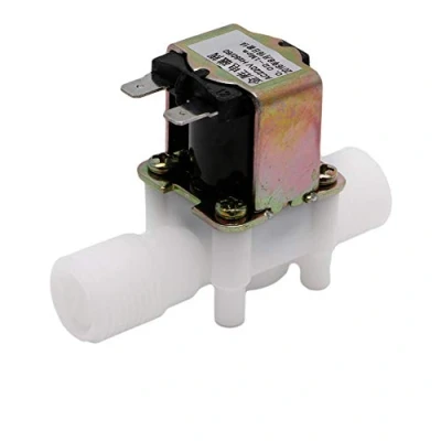 Imagen de válvula solenoide eléctrica, AC 220 V, Magnética, de agua, Entrada Aire, Interruptor Flujo, N/C, 1/2 pulgadas (1,27 cm )