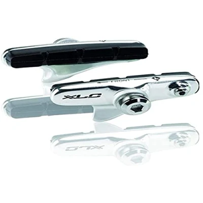 Imagen de XLC Kit 4 Zapatas BS R02 Cartridge Carretera 55 mm, Plata/Negro