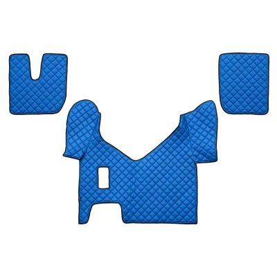 Imagen de F CORE FL28 BLUE Juego de alfombrillas suelo Ecopiel delante 3 Azul