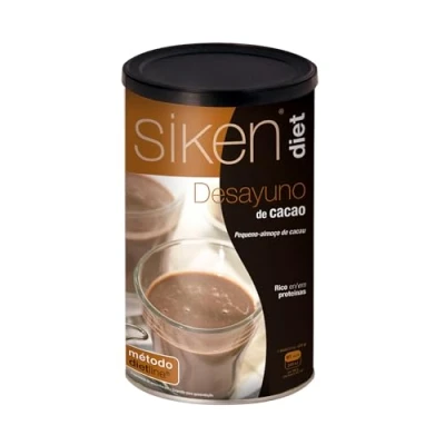Imagen de Siken Diet Desayuno de Cacao Hiperproteico e Hipocalórico para el Control Peso 400 g