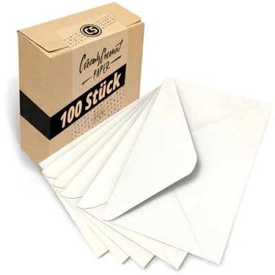 Imagen de Japun sobres blancos (100 piezas) de papel, sobre sin ventana DIN C5 220 x 156 mm