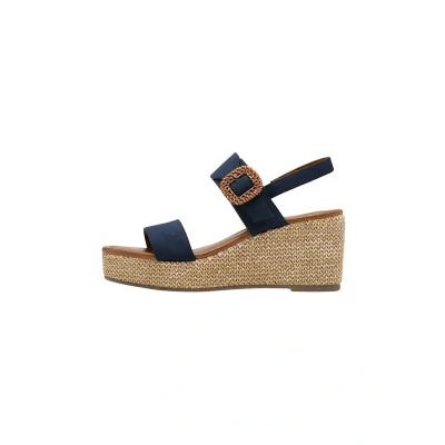 Imagen de Marco Tozzi Sandalias de cuña, Mujer, Talla: 39, Navy Zapatos