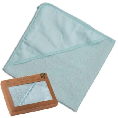 Imagen de Urban Kanga Toalla Bebé con Capucha de Baño Doble faz Capa Recién Nacido (Menta)