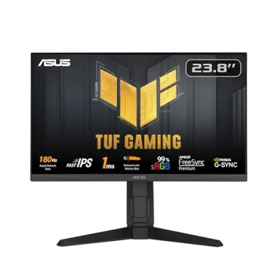 Imagen de ASUS TUF Gaming VG249QL3A Monitor Gaming, 24&#039;, Full HD, 180 Hz, IPS óptima, ELMB, 1 ms, FreeSync, Compatible con G Sync, Overdrive Variable, 99% sRGB, Altura ajustamiento