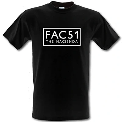 Imagen de FAC51 Factory Records The Hacienda Manchester Camiseta de algodón pesado, talla S XXL