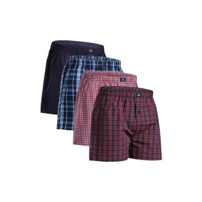 Imagen de Danish Endurance 4 PACK Casual Boxer, Hombre, Talla: Small, Multicolor/blue/red