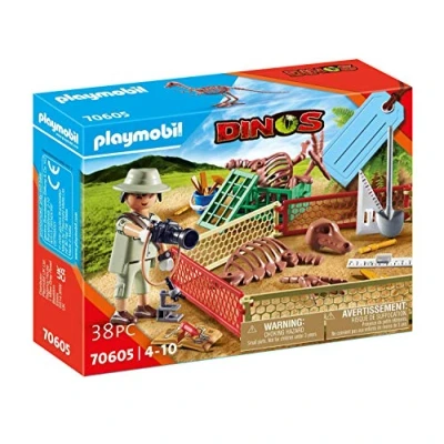 Imagen de PLAYMOBIL Dinos, Set Paleontólogo, a Partir de 4 años