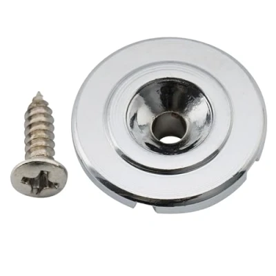 Imagen de Musiclily Pro Vintage Retenedor de Cuerda Bajo Guía Acero para Eléctrico Jazz/Precision Bass, Cromado