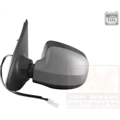 Imagen de espejo retrovisor Van Wezel 1507807 izquierda imprimado completo, convexo, para ajuste elect. espejo, calefactable DACIA: SANDERO 2, LOGAN 2