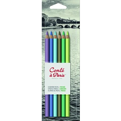 Imagen de Conté à Paris Set de 6 lápices pastel para paisaje
