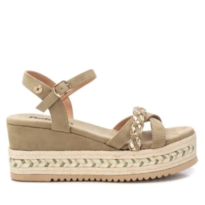 Imagen de REFRESH Sandalia Mujer Kaki Calzado Cómodo y Versátil Moda casual Modelo 17273603 (Talla 38)