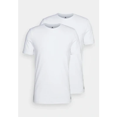 Imagen de adidas Sportswear 3 Stripes CREW NECK 2 PACK Camiseta interior, Hombre, Talla: Medium, White