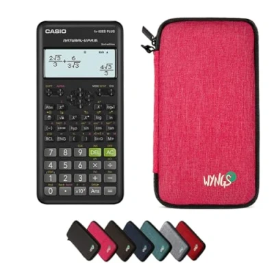 Imagen de CALCUSO Paquete Básico Rosa con Calculadora Casio FX 82ES Plus 2nd Edition (Inglés)
