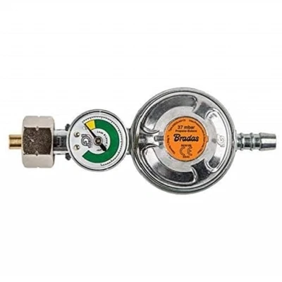 Imagen de Druckminderer regulador de presión Gas 37 mbar, presión, manómetro propano