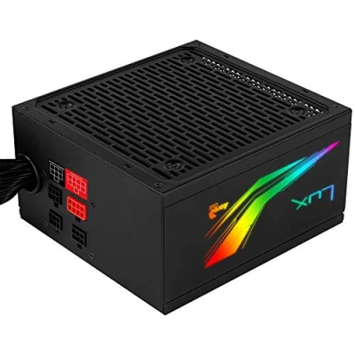 Imagen de Aerocool LUXRGB1000M, Fuente Alimentación Modular 1000W, RGB, 80Plus Gold 90% Efic