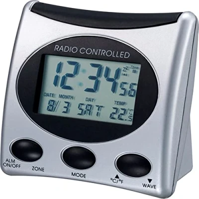 Imagen de Technoline WT 221 T Reloj Digital, Plata/Negro