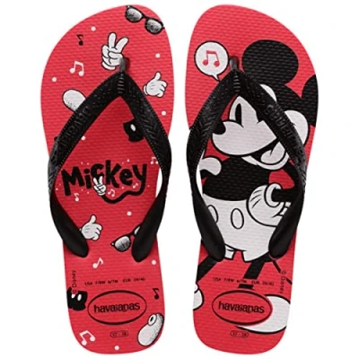 Imagen de Havaianas Top Disney, Chanclas Unisex adulto, Ruby Red Black, 44.5/45 EU