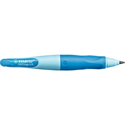 Imagen de STABILO EASYergo 3.15 Lápiz de escritura a mano para zurdos, azul claro/azul oscuro