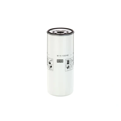 Imagen de MANN FILTER W 11 102/40 Filtro de aceite 1 1/8 16 UN 2B con válvula bloqueo retorno enroscable