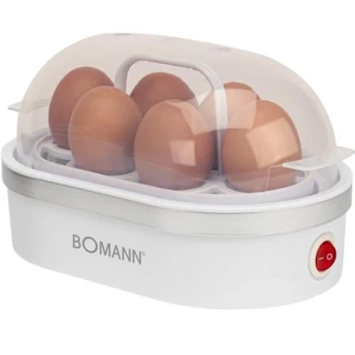 Imagen de BOMANN EK5022CB Cocedor de huevos 400 Watts Interruptor encendido/apagado Con zumbador sonoro Blanco