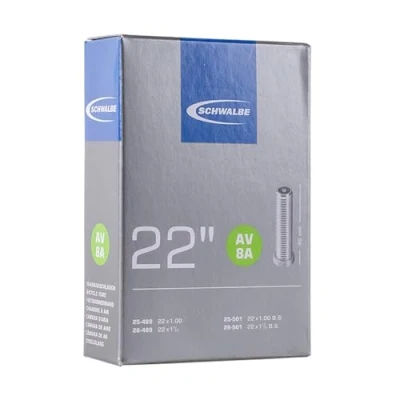 Imagen de Schwalbe 40MM Camara para Bicicleta MTB, Unisex, Negro, 24X1.00 V.Moto