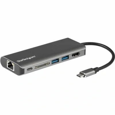 Imagen de StarTech.com Docking Station para Ordenadores Portátiles USB C, Replicador de Puertos Tipo C HDMI Red Ethernet Lector SD, con PD, REEMPLAZADO POR DKT30CSDHPD3 (DKT30CSDHPD)