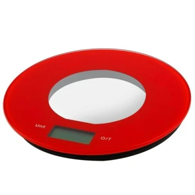 Imagen de Kuken Balanza Cocina Electrica, Roja, 5 Kg