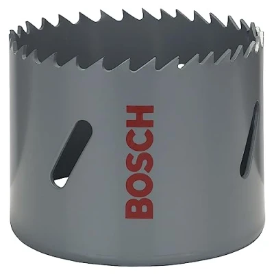 Imagen de Bosch Professional 1x Sierra de corona HSS bimetálica para corte suave (en distintos materiales, Ø 65 mm, accesorios taladro)