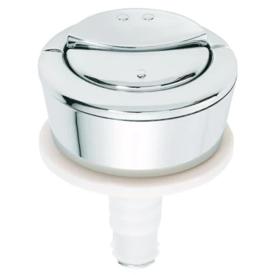 Imagen de Wirquin 19008001 jollyflush doble para cisterna, color cromo Botón, multicolor