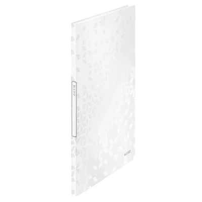 Imagen de Leitz Carpeta de Fundas A4, 20 Fundas, Capacidad para 40 Hojas, transparentes, Blanco, Gama WOW, 46310001