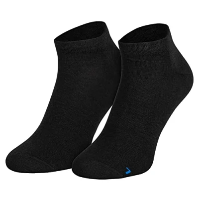 Imagen de Piarini Merino Calcetines para hombre y mujer (lana merino, transpirables) Negro 43 46
