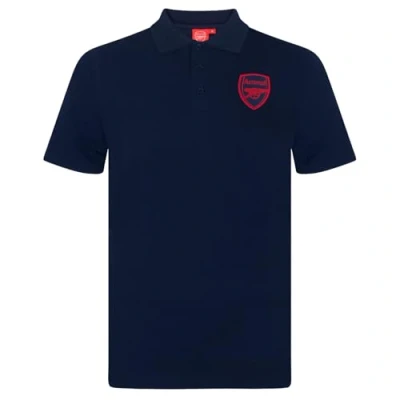 Imagen de Arsenal FC Polo Oficial para Hombre con el Escudo del Club Azul Marino Medium