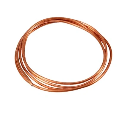 Imagen de tubo de cobre flexible 2 m, manguera tubería agua flexible, bobina OD 4 mm x ID 3 mm, para tubos refrigeración