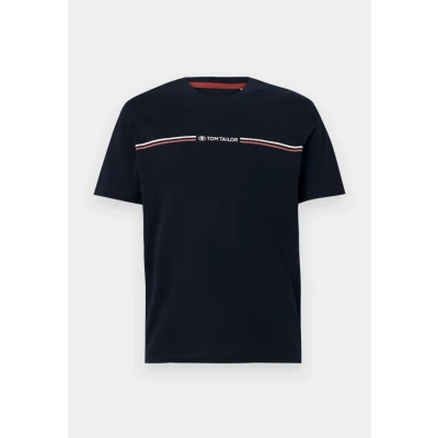 Imagen de TOM Tailor Camiseta estampada, Hombre, Talla: Small, Sky captain blue