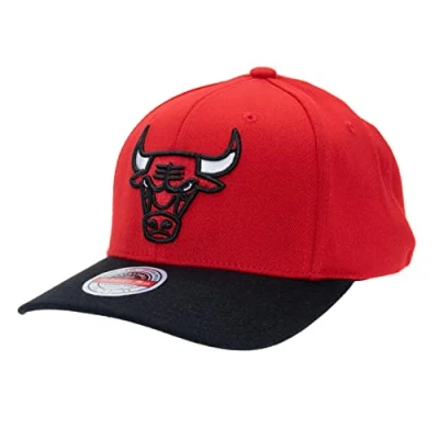 Imagen de Mitchell &amp; Ness NBA Chicago Bulls TEAM TONE Stretch Snapback Equipación de clubes, Hombre, Talla: One Size, Red/black