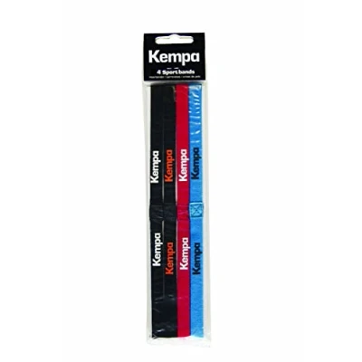 Imagen de Kempa Haarbänder VPE 4 Paquete de Bandas deportivas, surtido: colores aleatorios
