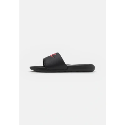 Imagen de Nike Sportswear Victori ONE Slide Sandalias planas, Hombre, Talla: 48.5, Black/university red Piel de imitación alta calidad