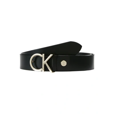 Imagen de Calvin Klein LOGO BELT Cinturón Black/light goldcoloured, Mujer, Talla: 100, gold coloured