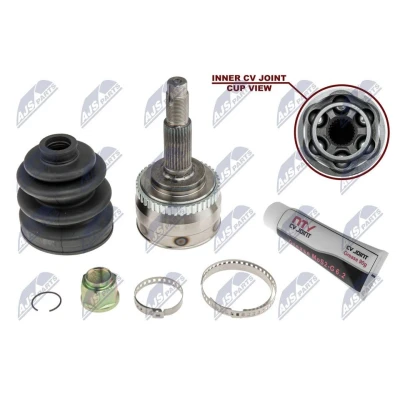 Imagen de NTY NPZ NS 001 Junta Homocinética Eje delantero, lado de rueda con anillo sensor ABS NISSAN: Primera Berlina
