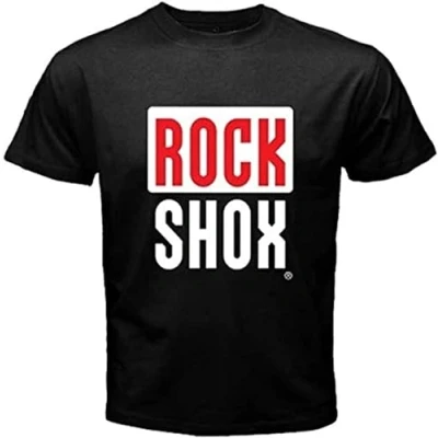 Imagen de ROCKSHOX Shock Suspension Mountain Bike Racing Bicycle MTB T ShirtBlack